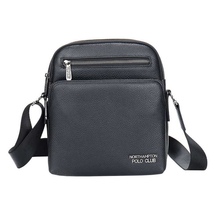 Borsa a tracolla uomo in vera pelle - Modello Bastian Ultra - 21.0 x 25.0 x 9.5 cm