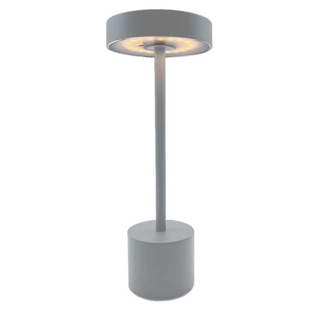 Lampe de table sans fil touch ROBY GREY