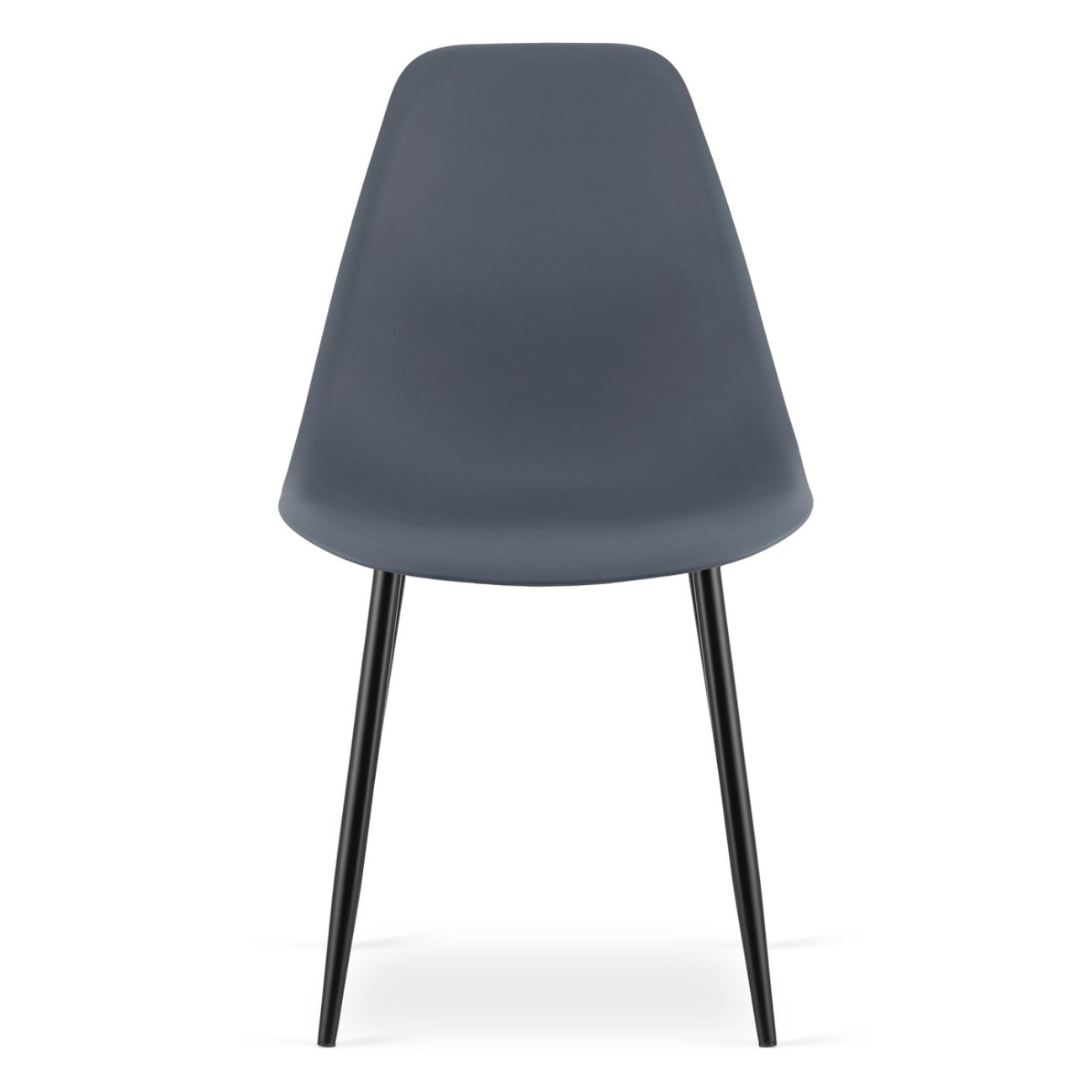 Sedia di design WAT in polipropilene grigio ardesia