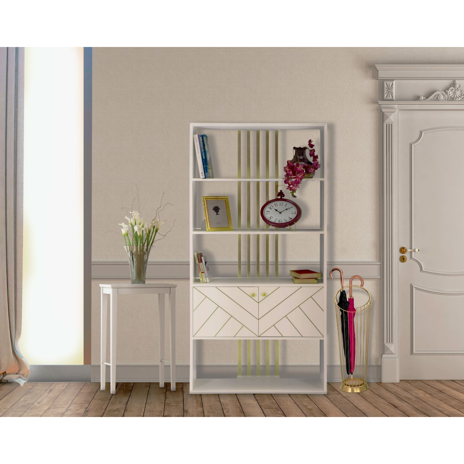 PORTAOMBRELLI GLAM STICK CHARME 1921 DORATO