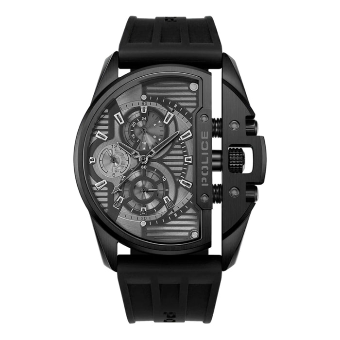 Reloj Police PEWGQ2203605M Hombre Analogico Cuarzo con Correa de Silicona