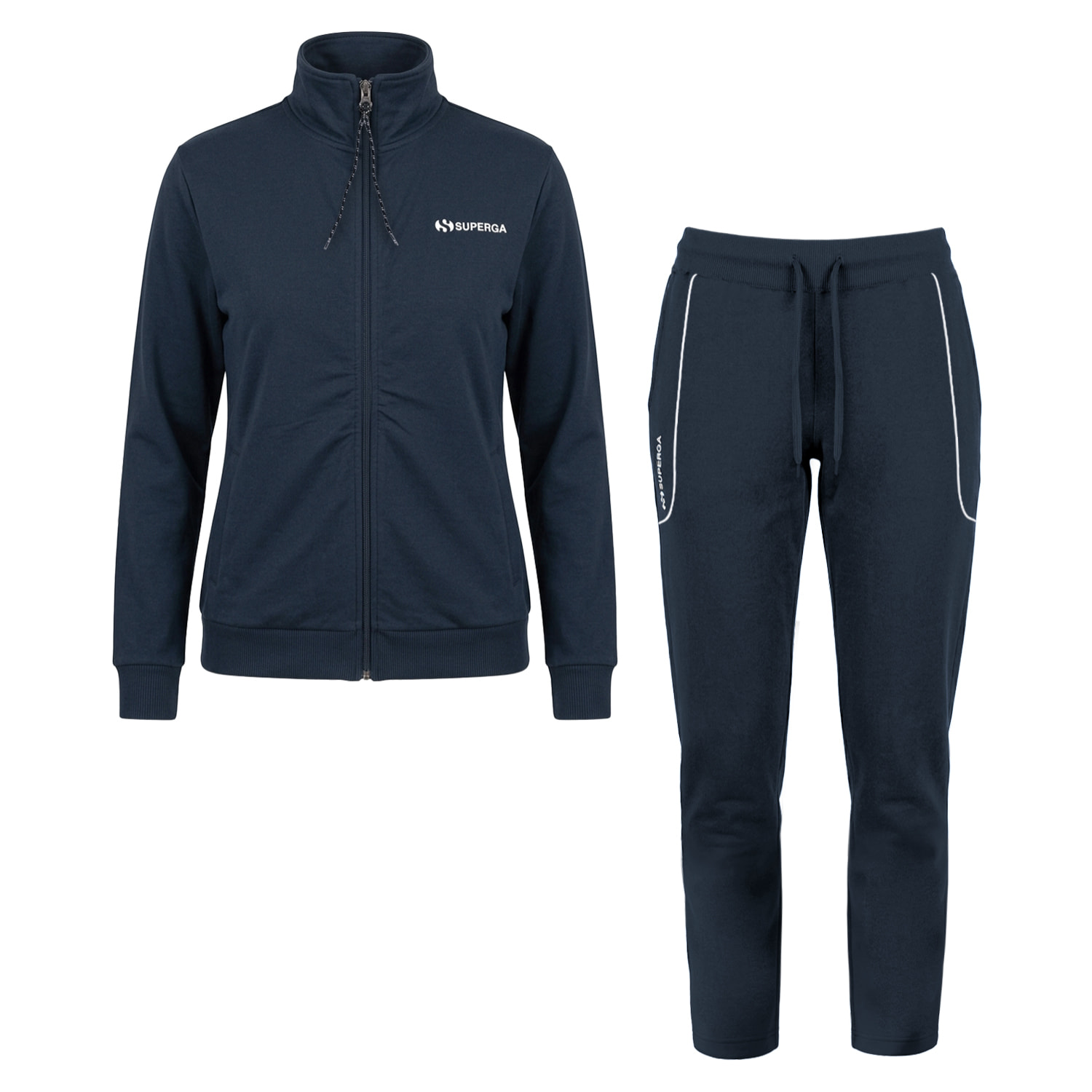 Tuta Donna SUPERGA Cotone Leggero Full Zip