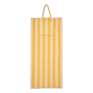 Serviette avec sac de rangement Poolside 70x150cm jaune