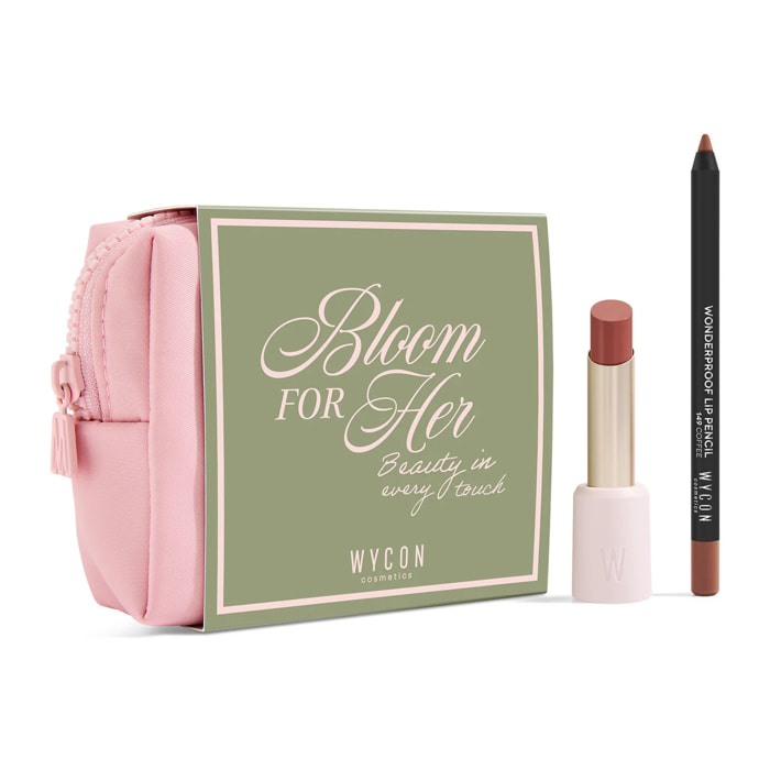 BLOOM FOR HER 06 Glow Touch 06 + Wonderproof Lip Pencil 149