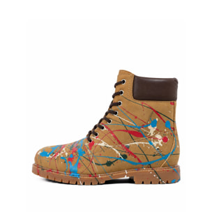PHILIPP PLEIN Botas planas de media caña SKULL