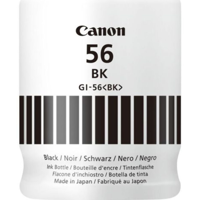 Cartouche d'encre CANON Bouteille d'Encre GI-56 Noire Pigmentée - 4408C001