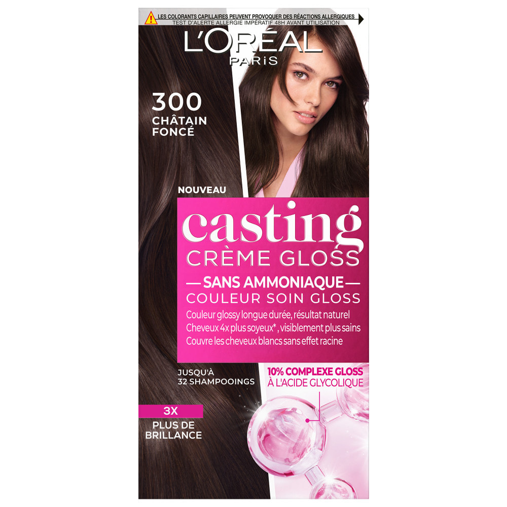 L'Oréal Paris Casting Crème Gloss Coloration 300 Châtain foncé corsé