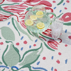 Tapis extérieur kilim fait main rectangle CHICDOUP