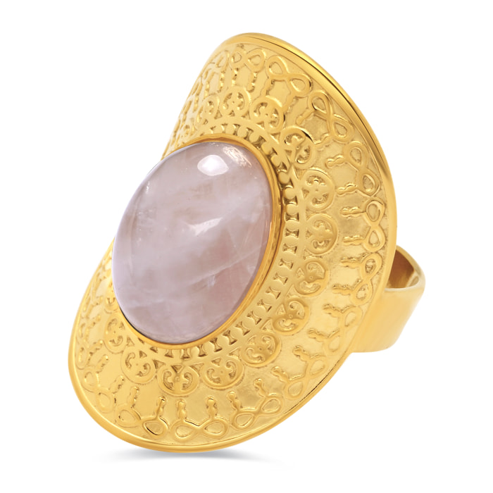 Anillo Miha acabado oro amarillo 18k
