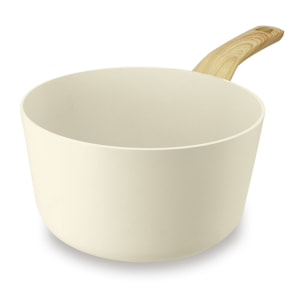 Casserole en revêtement céramique 20cm crème - tous feux COLORAMA