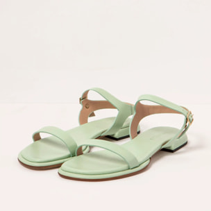 Sandalias S3152 NAPPA PASTEL GREEN/ VALVIN color Pastel green