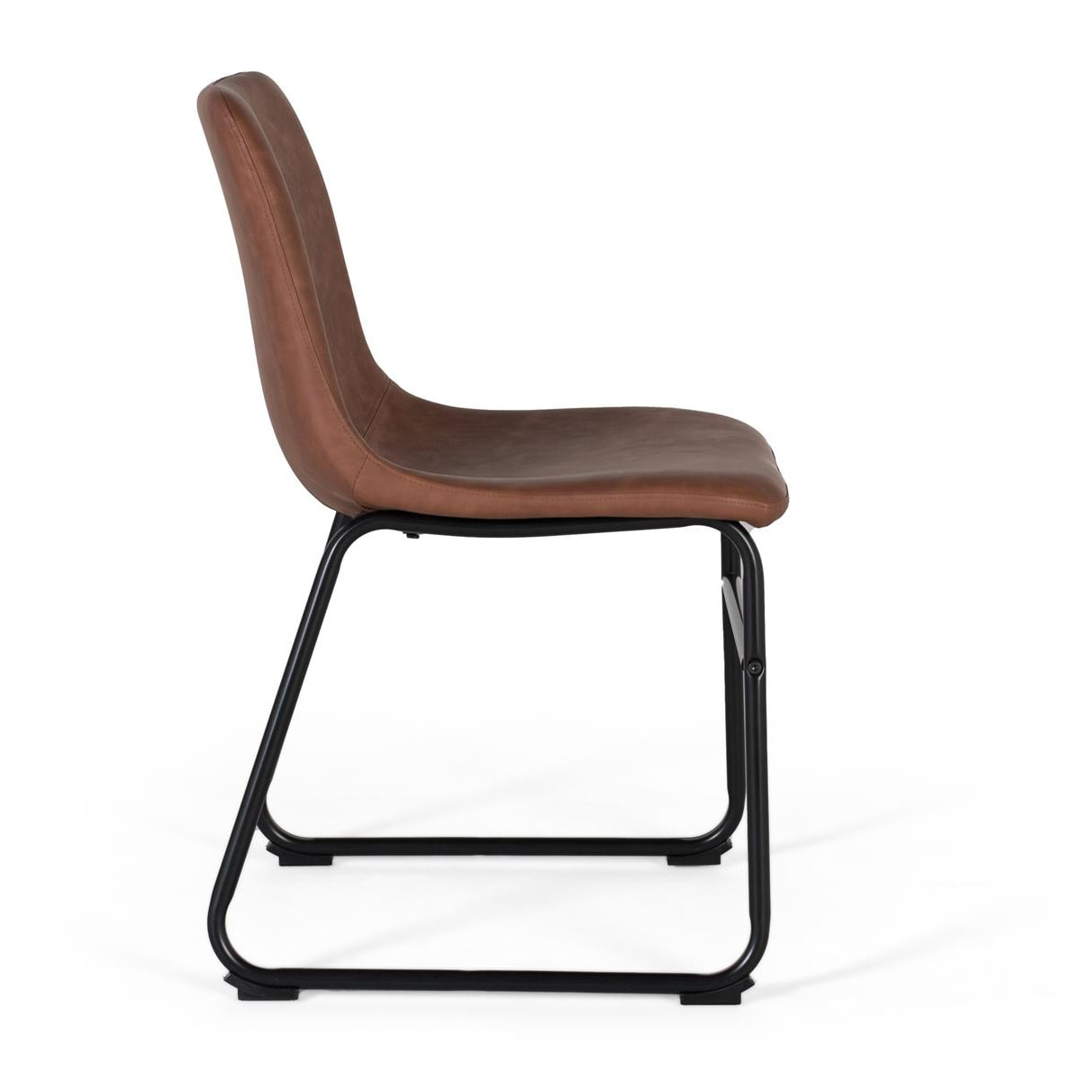 Silla de Tapizado Pu 58 Cm Estilo Contemporáneo