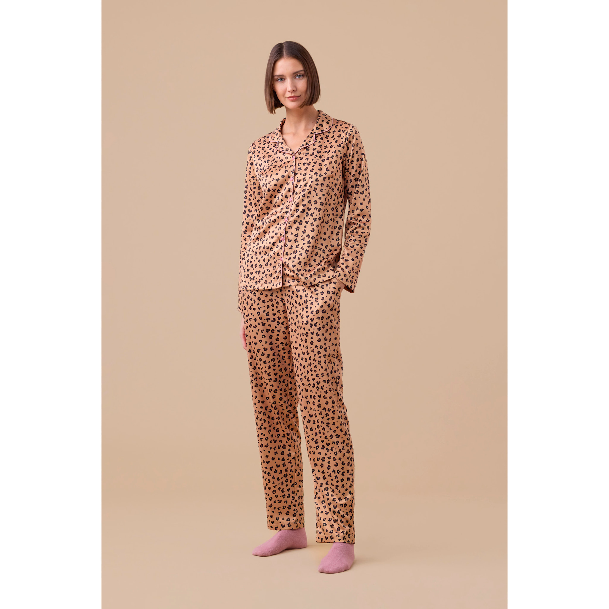 Pigiama donna raso articolo animalier. Noidinotte