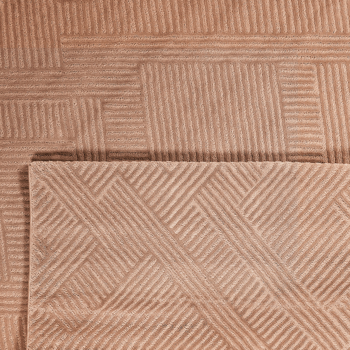 BIANCA - Tapis intérieur poils en relief Mocca