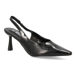 Zapato de Salón destalonado con punta fina