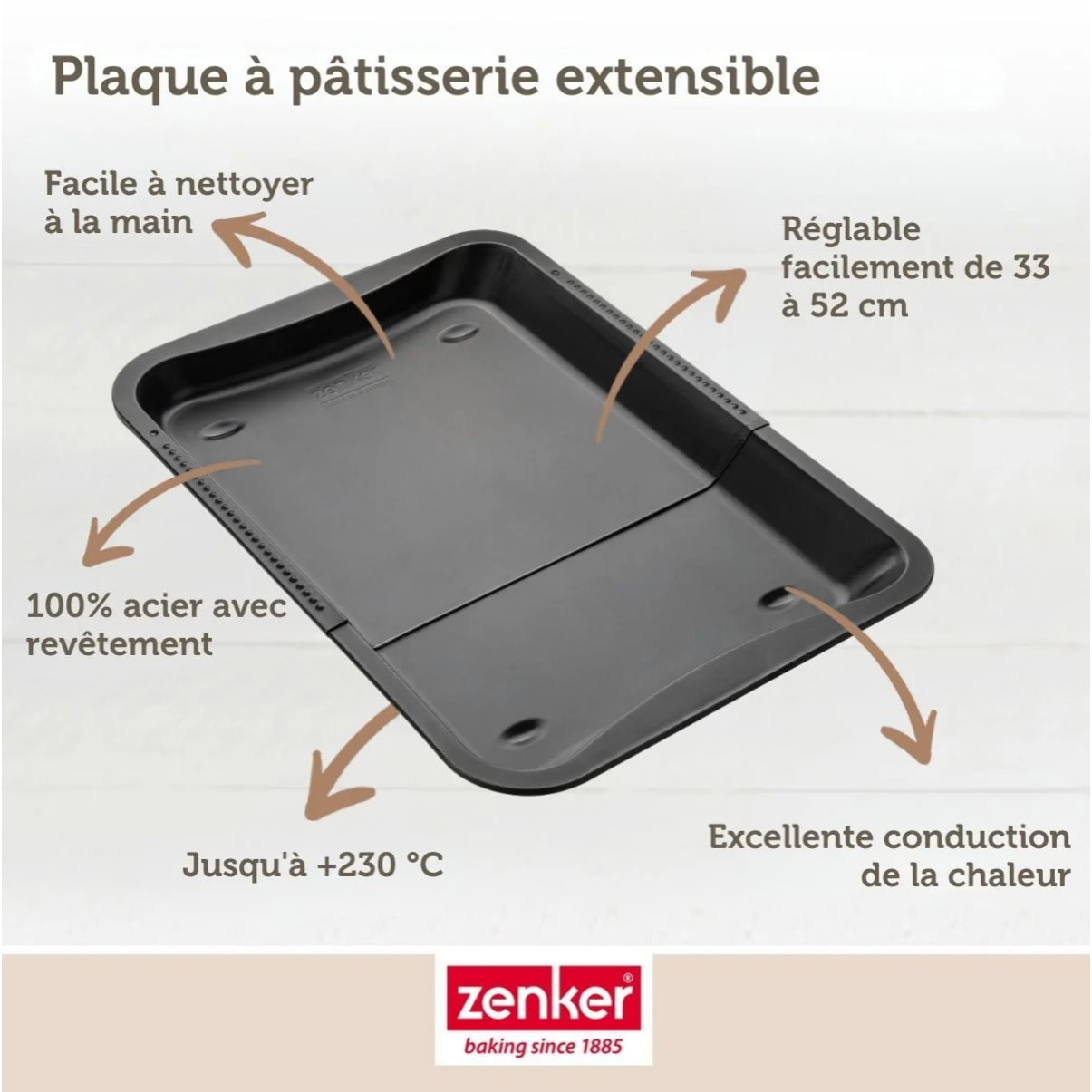 Set de 4 ustensiles de pâtisserie moule à gâteaux 2 bols et spatule pâtisserie Black mettallic Black mettallic Zenker  Black mettallic