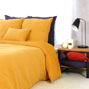 Parure De Couette 3pcs 240x220 100% gaze De Coton Or