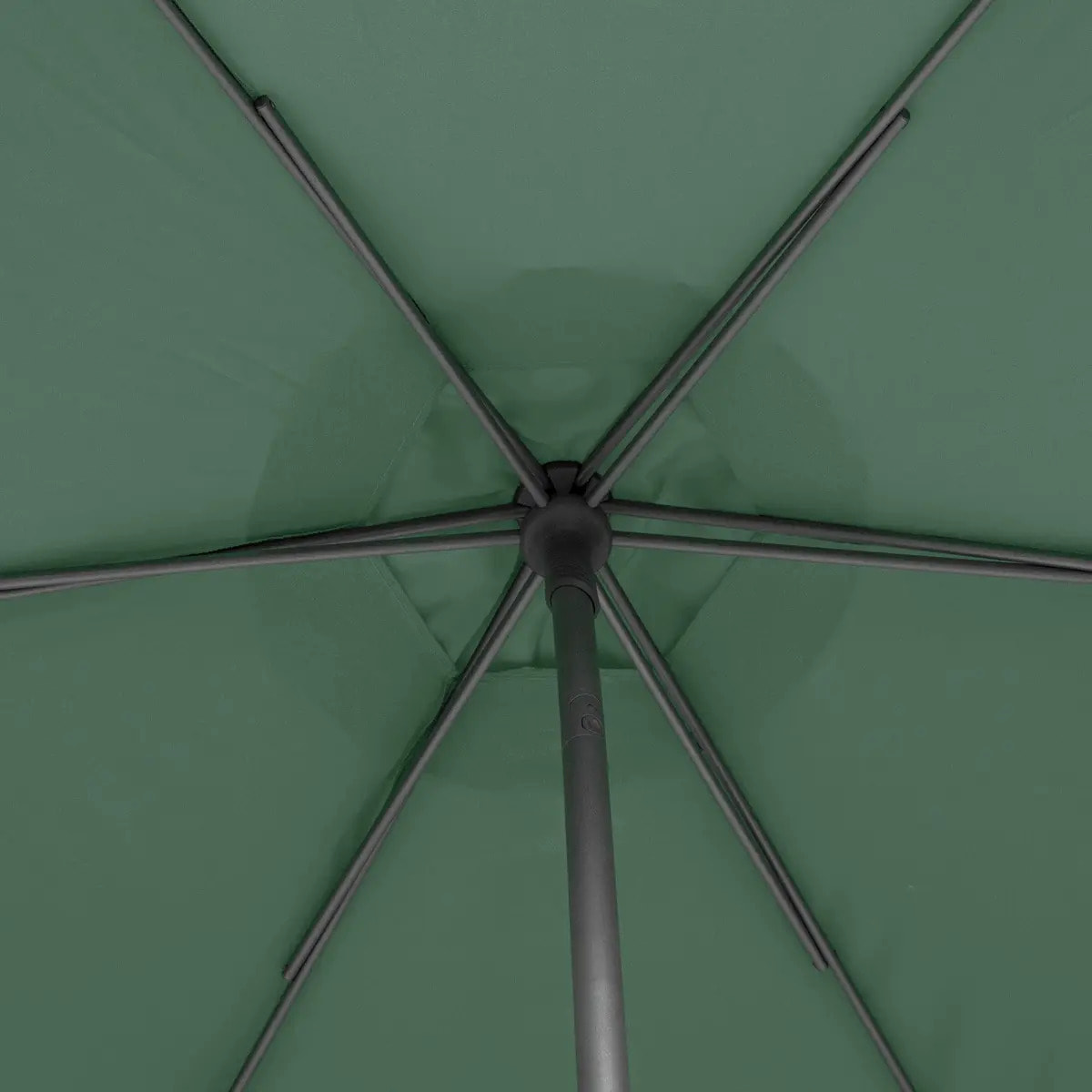 Parasol droit rond Soya Vert Olive
