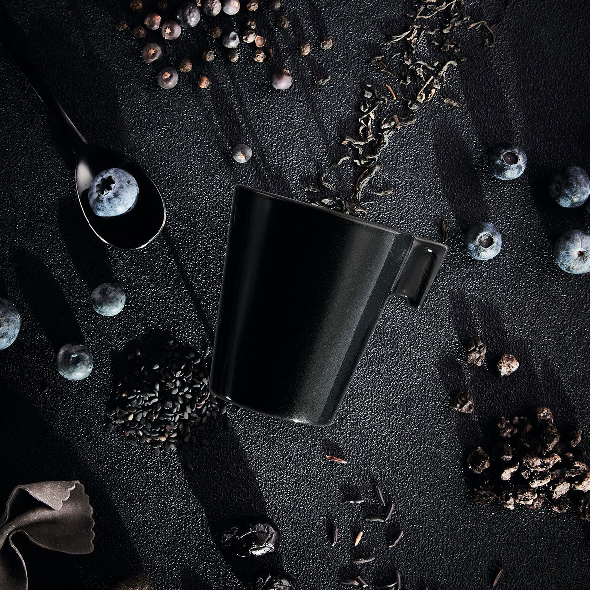 6 tazas 8 cl Negro Flashy - Luminarc
