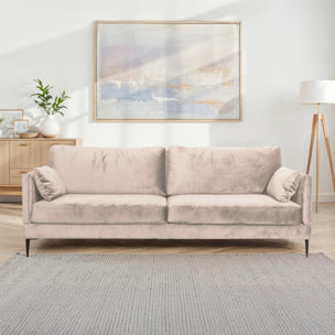 Canapé Velours droit Splendido - 3 Places