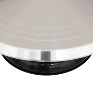 Plateau tournant pour gateau en aluminium