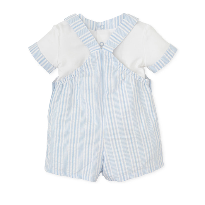 Conjunto 2 pzas. - - Blanco celeste