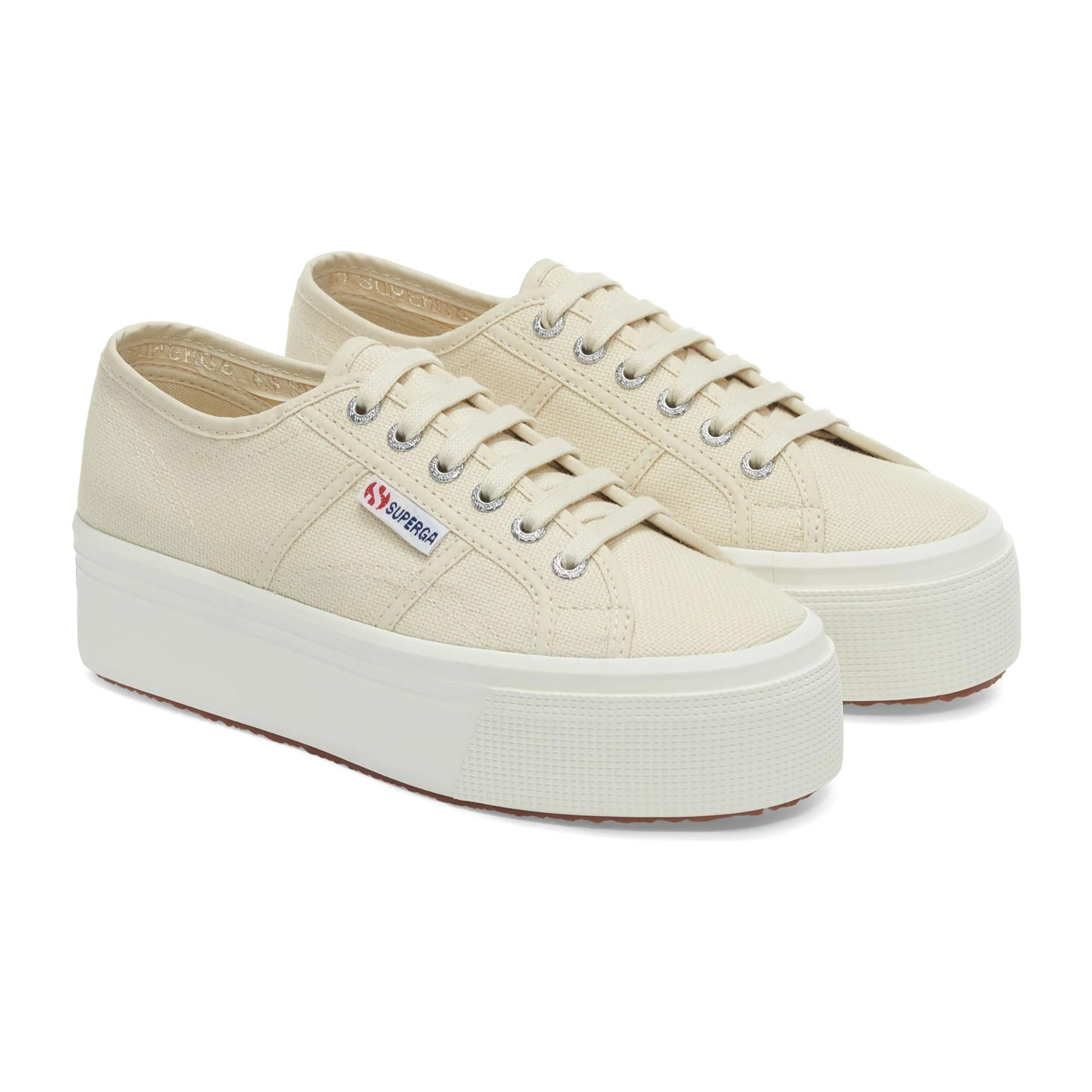 Scarpe da donna Superga Beige 2790 PLATFORM