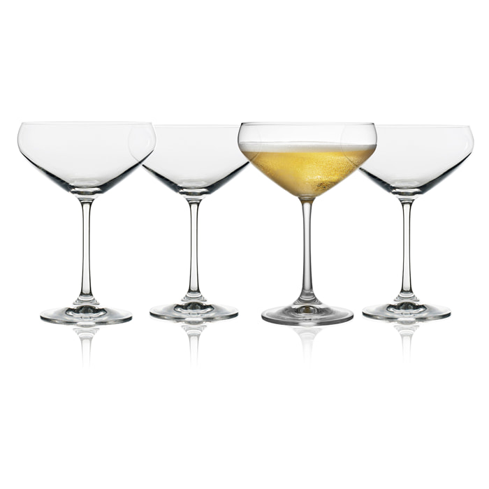 Set de 4 coupes à champagne Juvel 34 cl