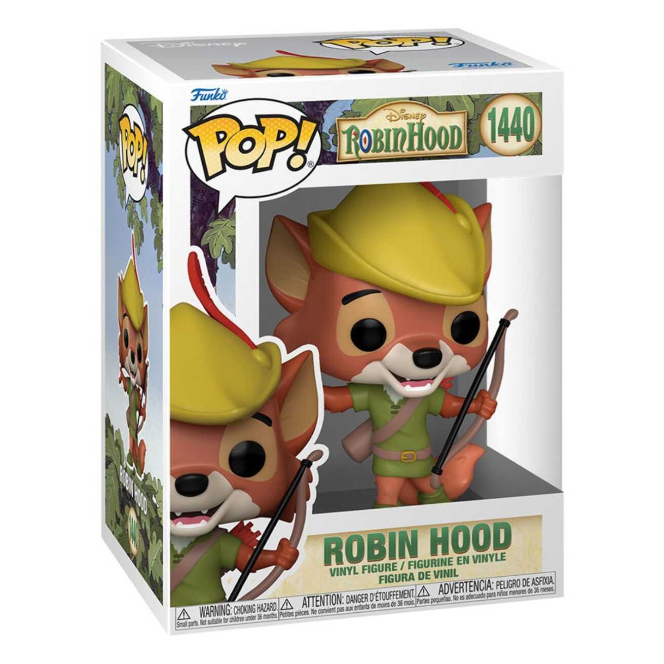 Robin Hood Pop! Disney Vinile Figura Robin Hood 9 Cm Funko