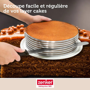 Set de 2 couteaux unitaires 30 cm en plastique Zenker Smart Pastry
