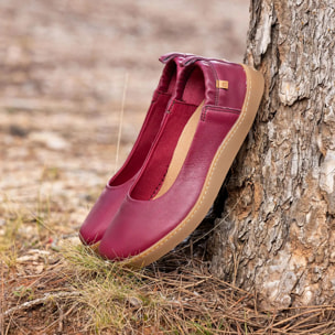 Bailarinas N5912 SOFT NAPPA BURDEOS/ ORIGEN color Burdeos