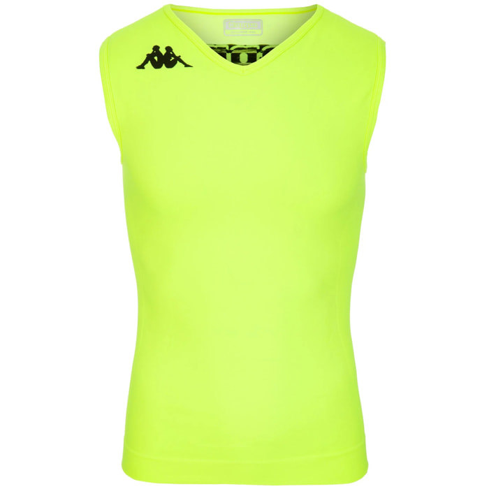 Kappa - Skin T-Shirts & Top Donna Giallo - KAPPA4SKIN KOMBAT NANKV