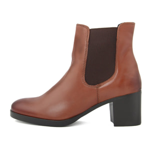 Stivaletti Donna colore Marrone-Altezza tacco:6cm