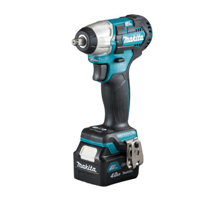 Boulonneuse à chocs 12 V 160 Nm - MAKITA - avec 2 batteries 12V 4.0 chargeur - Makpac - TW160DSMJ