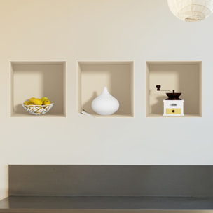 Stickers muraux 3D | Sticker Mural Autocollant effet 3D Déco cuisine vintage - Stickers adhésifs 3D Chambre Salon Trompe l'oeil