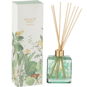 J-Line bâtonnets parfumés Walk In The Woods - Evergreen & Silver Birch - vert - 180 ml