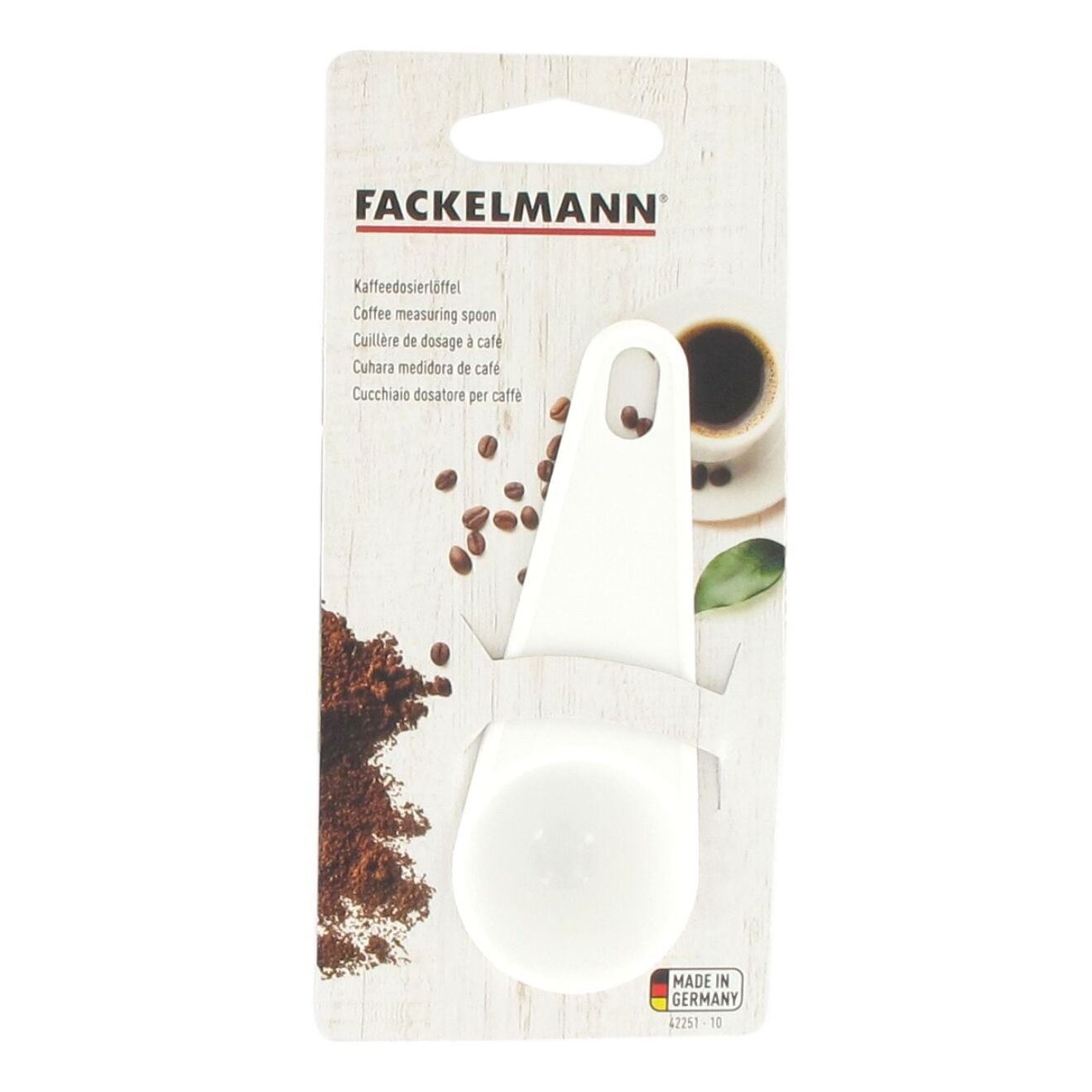 Ensemble de 2 Cuillères à café en plastique Fackelmann
