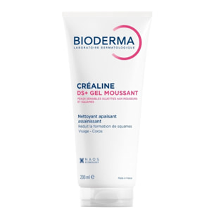 Créaline DS+ Gel Nettoyant - Gel Moussant Apaisant Assainissant - Peaux Sensibles 200 ml