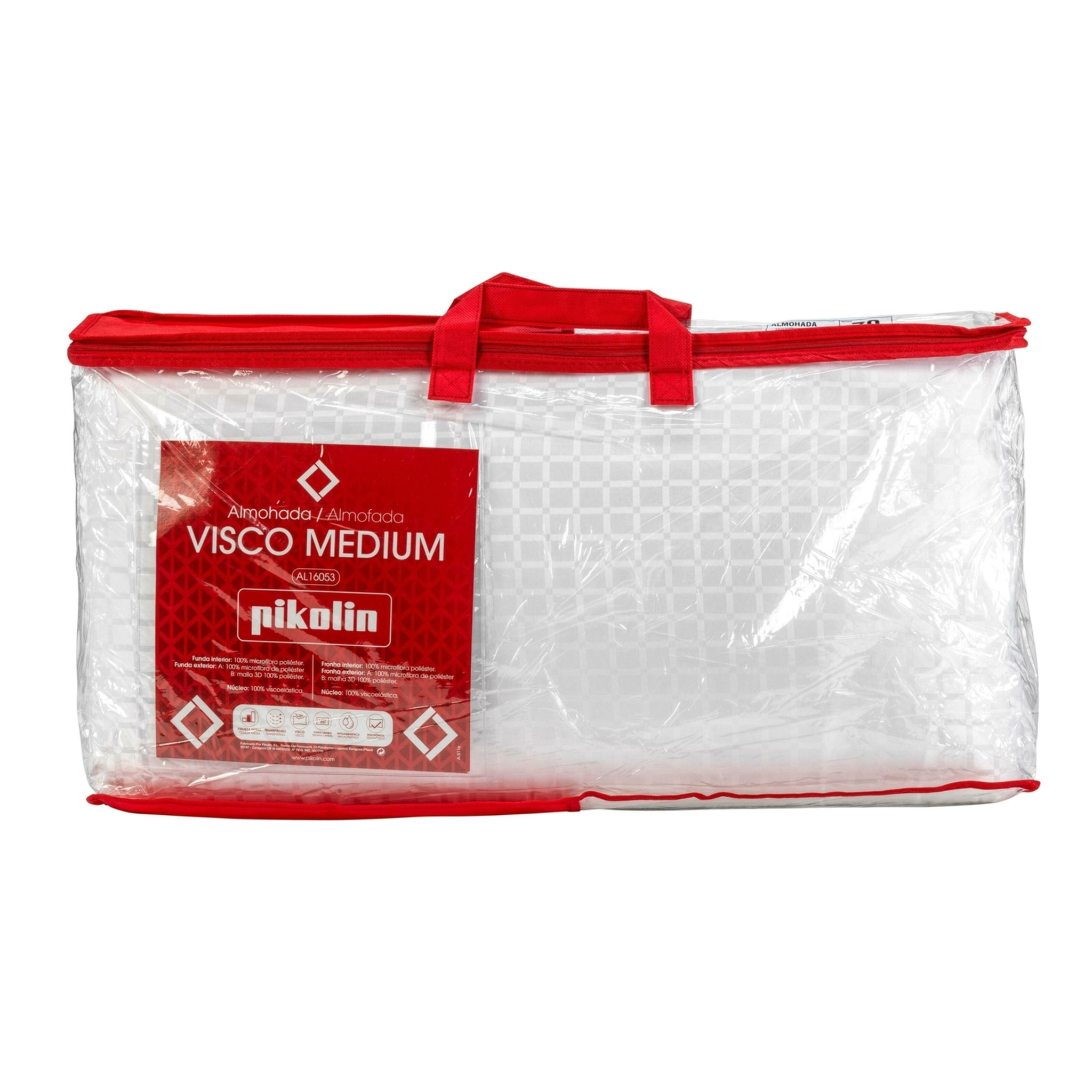 Almohada Viscoelástica | Ideal para cambiar de postura | Firmeza media | Visco Medium