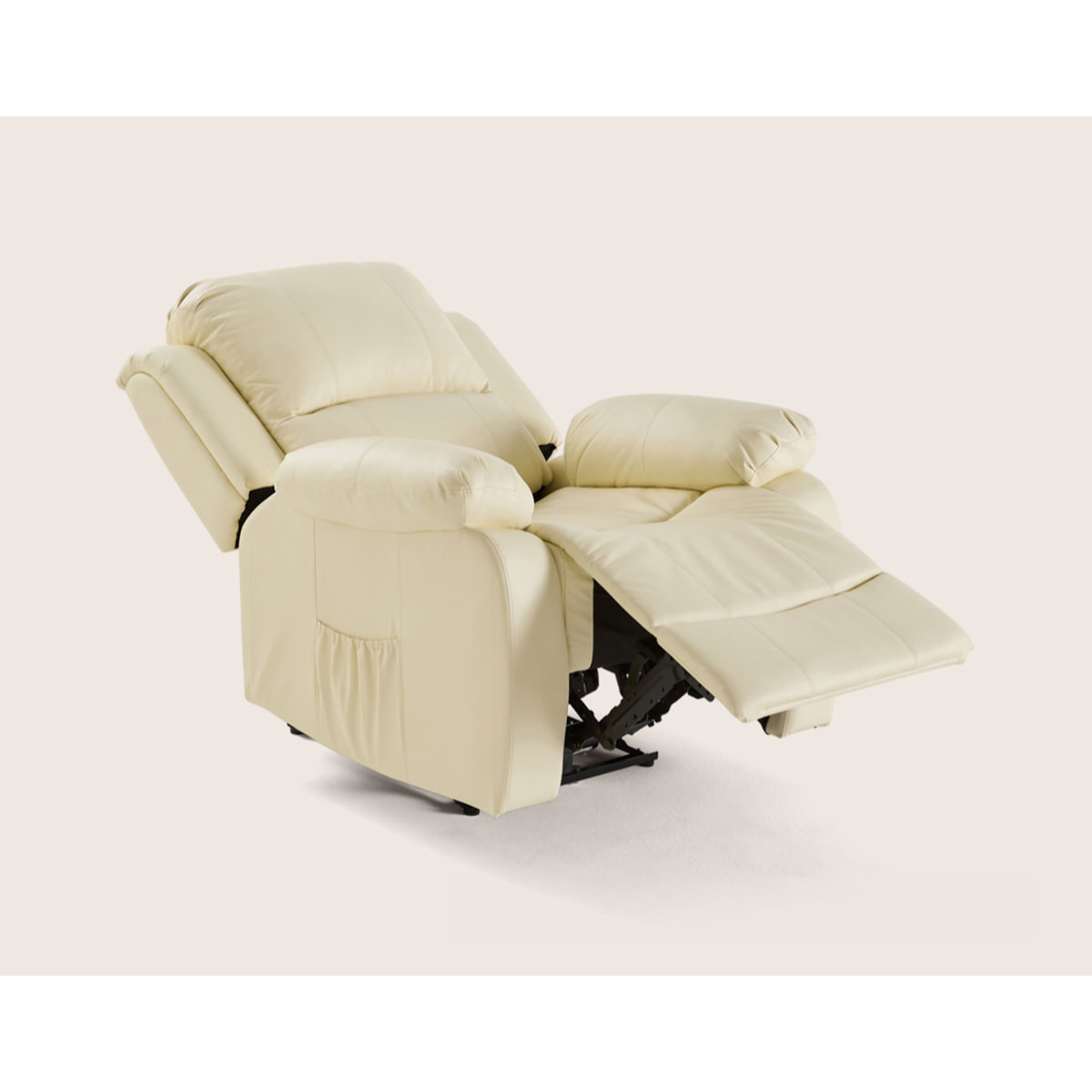 Armand - fauteuil relax électrique en simili - Beige