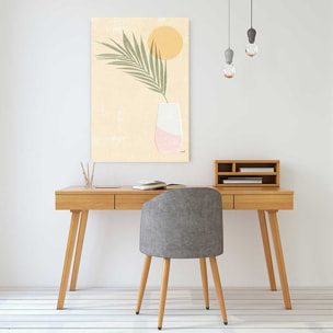 Tableau cuisine un été jaune citron Toile imprimée