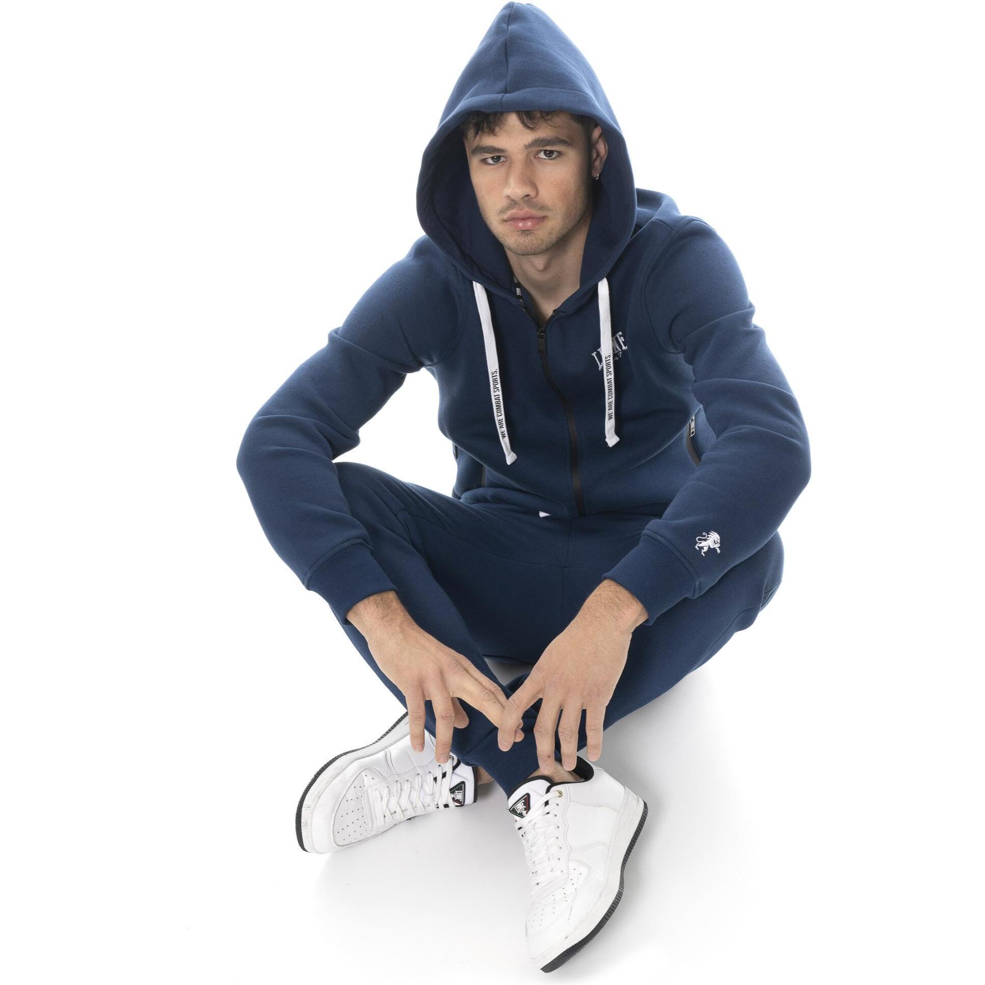 Pantalone sportivo invernale uomo con polsino al fondo Leone 1947 Soft Basic