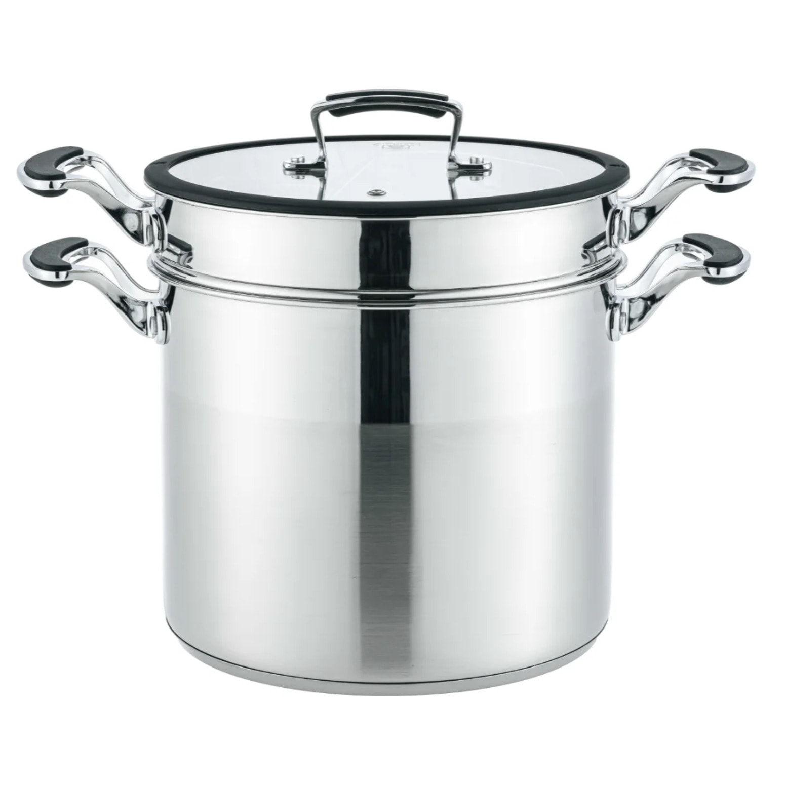 Cuit-pâtes multifonctions 24 cm en inox 18/8