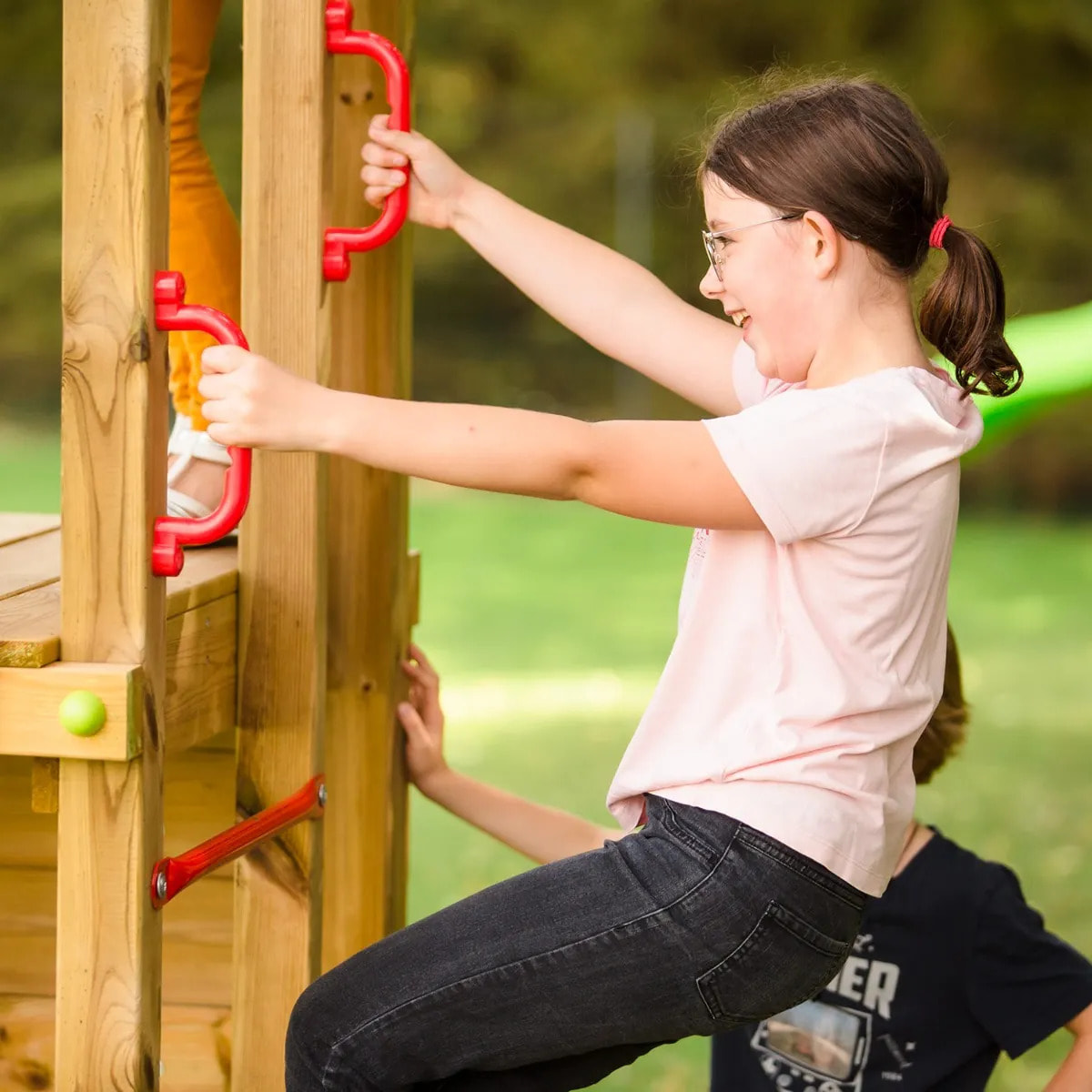 Aire de jeux bois 2,20 m OLYMPIA XPLORER - 9 enfants