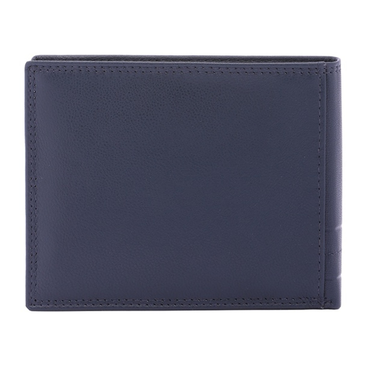 Portafoglio uomo in vera pelle - Modello False - Artigianale - 10.0 x 12.5 x 2.0 cm