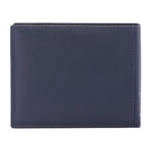 Portafoglio uomo in vera pelle - Modello False - Artigianale - 10.0 x 12.5 x 2.0 cm