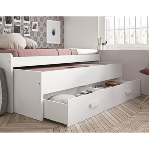 Cama Compacta 2 Cajónes 90cm