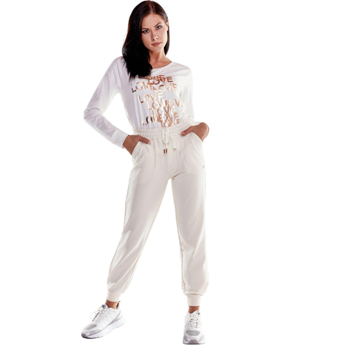 Pantaloni in Felpe da donna con polsino ActiveZone