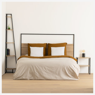 Tête de lit "Aliaj" 165cm effet bois