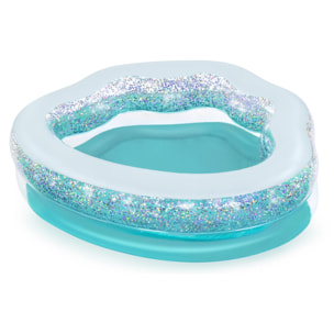 BESTWAY. PISCINA GONFIABILE SPARKLE SHELL 150 X 127 X 43 CM